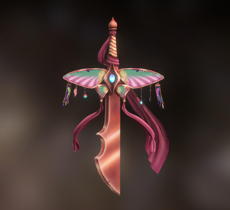Luna Moth Sword